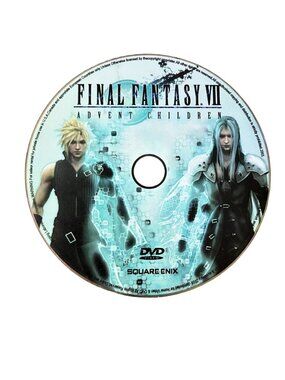 Final Fantasy VII Advent Children DVD Square Enix Sci-Fi Action Animated Movie